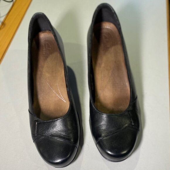 Clarks - Size 6.5M - Womens Artisan Black Rosalyn Belle Classic Heels - Picture 2 of 14